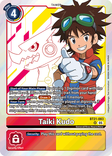 BT21-083, SR, Taiki Kudo