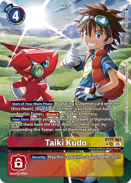 BT21-083, SR, Taiki Kudo (Alternate Art)
