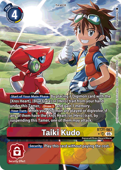 BT21-083, SR, Taiki Kudo (Alternate Art)