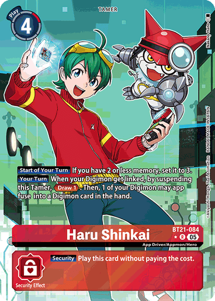 BT21-084, R, Haru Shinkai (Alternate Art)