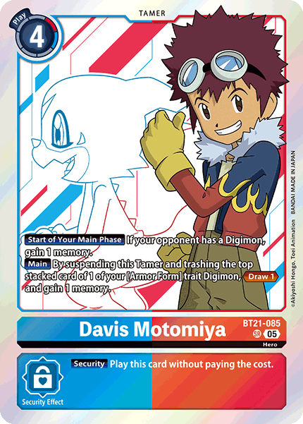 BT21-085, SR, Davis Motomiya