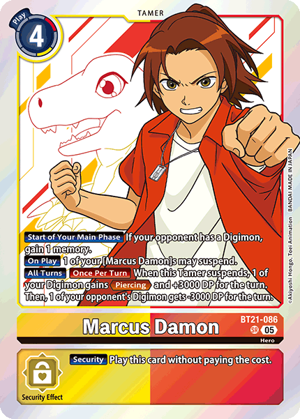 BT21-086, SR, Marcus Damon
