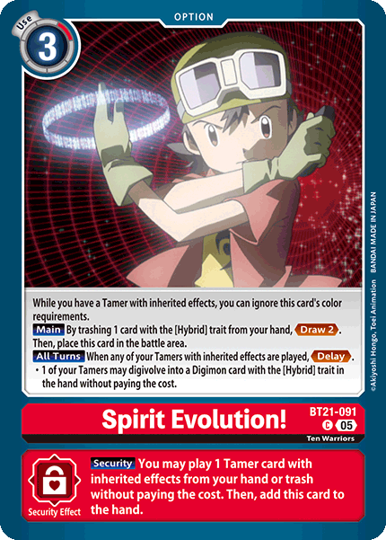BT21-091, C, Spirit Evolution!