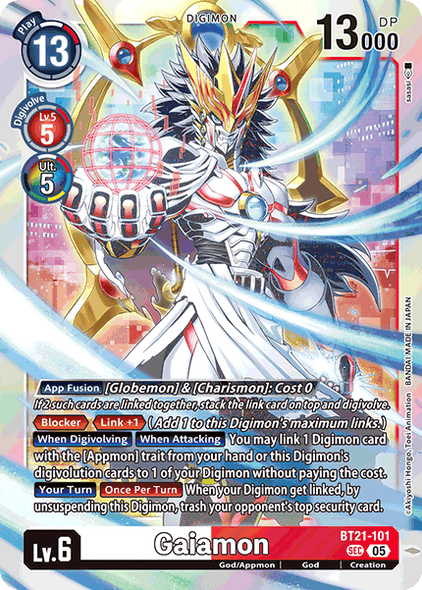 BT21-101, SEC, Gaiamon