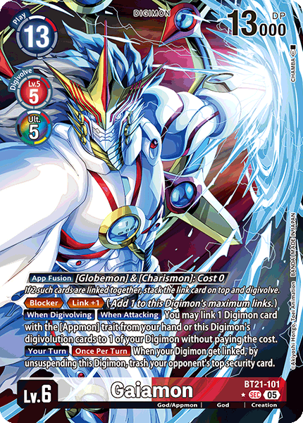 BT21-101, SEC, Gaiamon (1 Star Alternate Art)