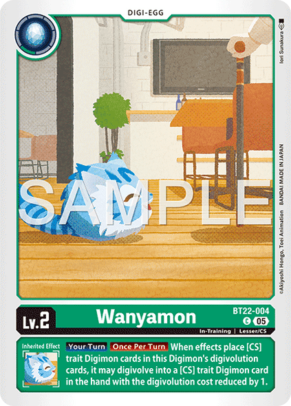 BT22-004, C, Wanyamon