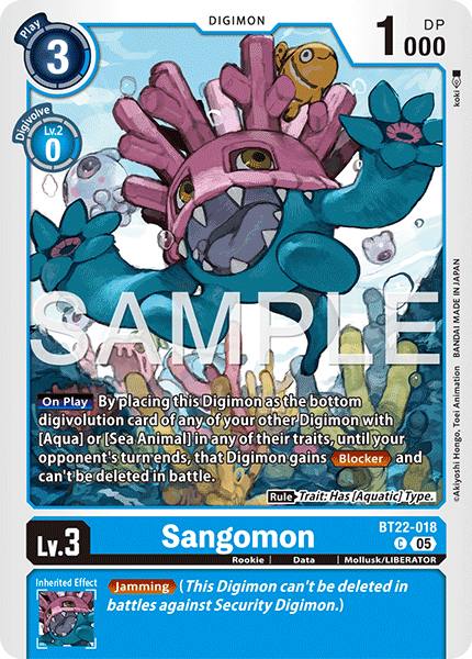 BT22-018, C, Sangomon