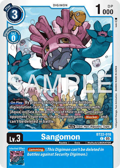 BT22-018, C, Sangomon