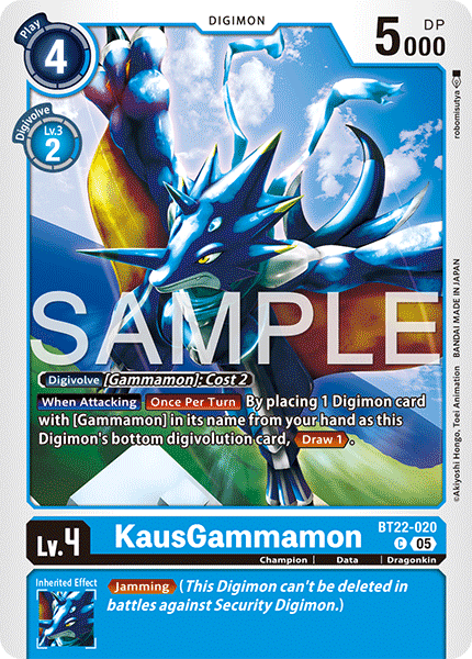 BT22-020, C, KausGammamon
