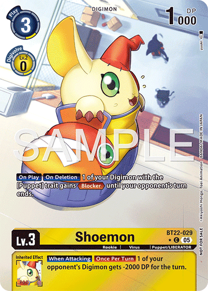 BT22-029, C, Shoemon (BT22 Box Topper)