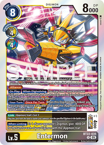 BT22-035, R, Entermon