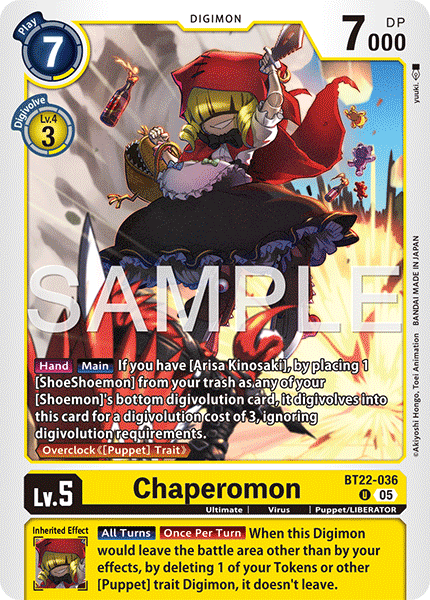 BT22-036, UC, Chaperomon