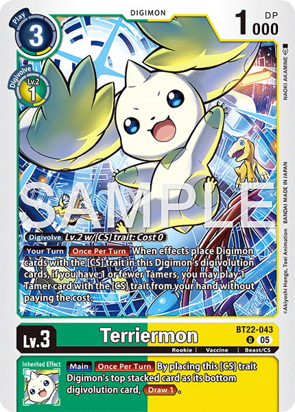 BT22-043, UC, Terriermon