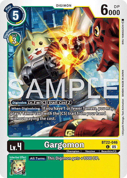 BT22-046, C, Gargomon