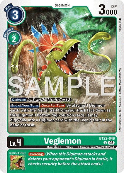 BT22-049, UC, Vegiemon