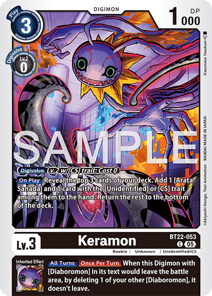 BT22-053, C, Keramon