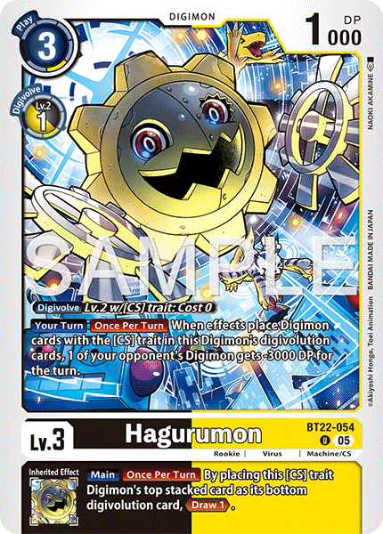 BT22-054, UC, Hagurumon