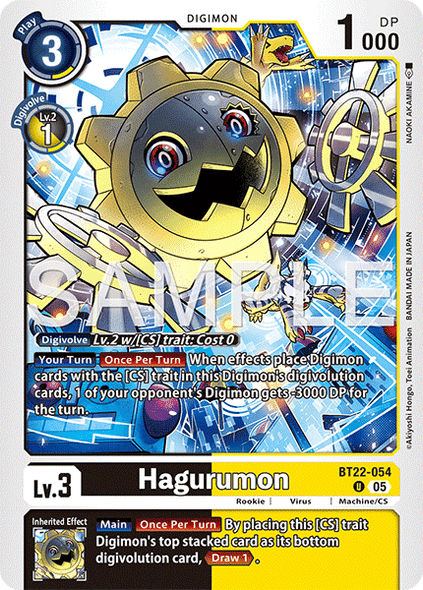 BT22-054, UC, Hagurumon