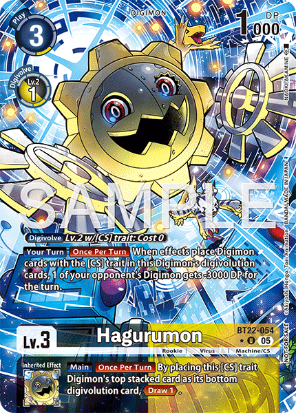 BT22-054, UC, Hagurumon (BT22 Box Topper)