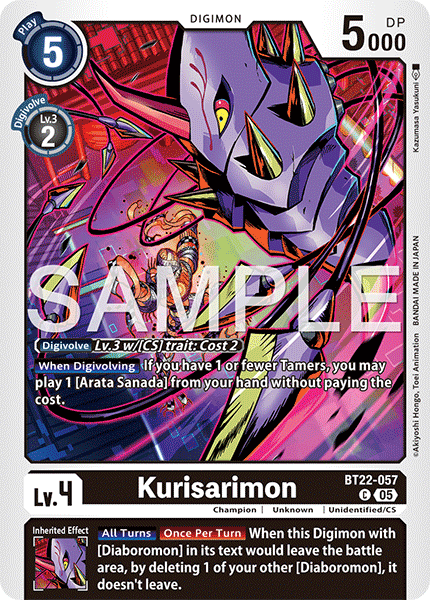 BT22-057, C, Kurisarimon