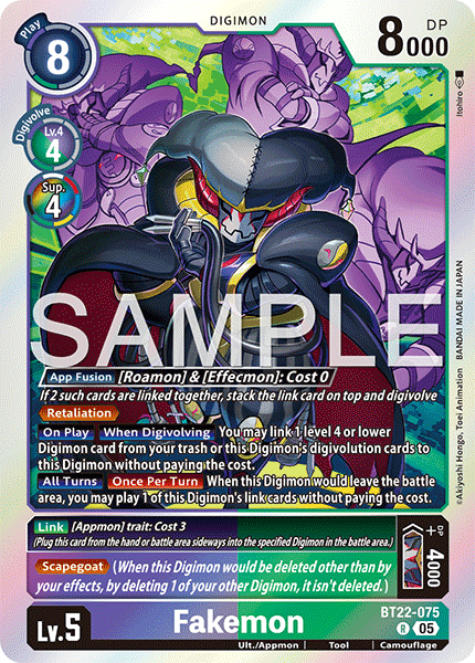 BT22-075, R, Fakemon