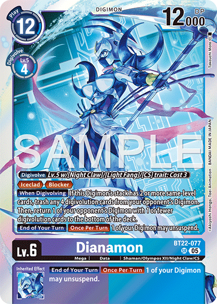 BT22-077, SR, Dianamon