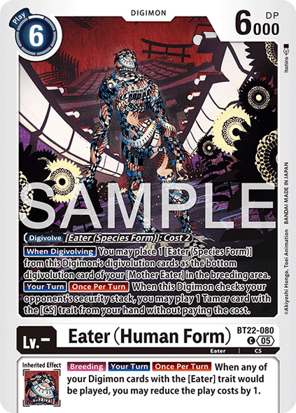 BT22-080, C, Eater (Human Form)