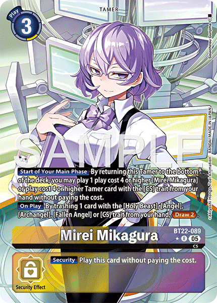 BT22-089, R, Mirei Mikagura (Alternate Art)