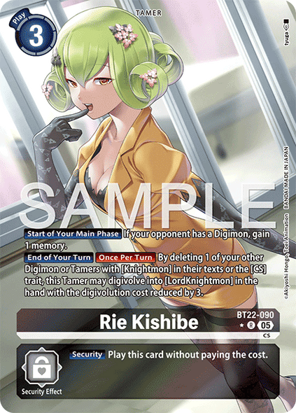 BT22-090, R, Rie Kishibe (Alternate Art)