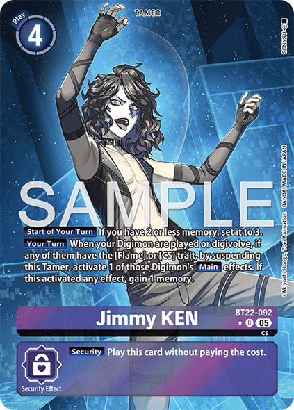 BT22-092, UC, Jimmy KEN (Alternate Art)