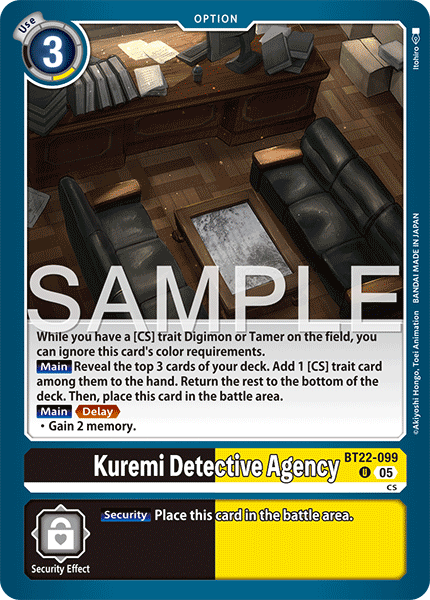 BT22-099, UC, Kuremi Detective Agency