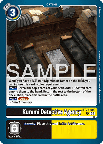 BT22-099, UC, Kuremi Detective Agency