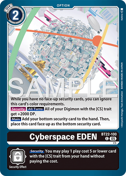 BT22-100, C, Cyberspace EDEN