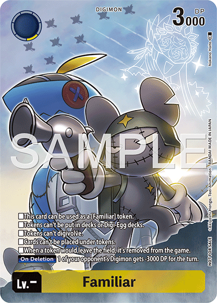 BT22-Token, Familiar (BT22 Box Topper)