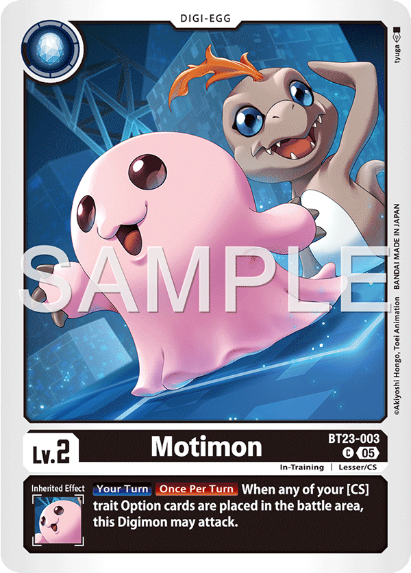 BT23-003, C, Motimon