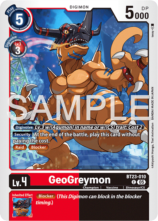 BT23-010, C, GeoGreymon