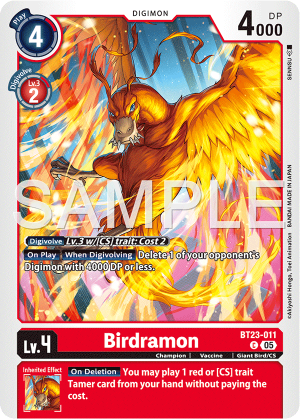 BT23-011, C, Birdramon