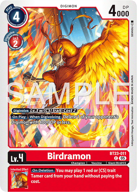 BT23-011, C, Birdramon