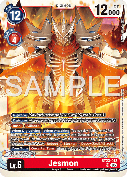 BT23-013, SR, Jesmon