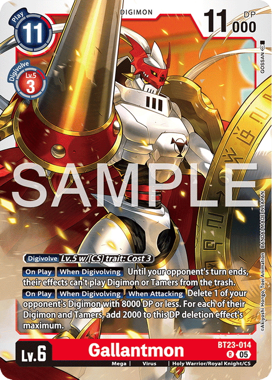 BT23-014, R, Gallantmon