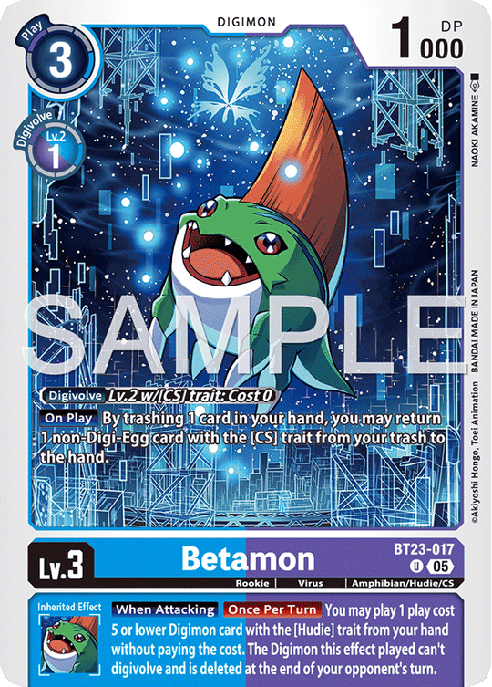 BT23-017, U, Betamon