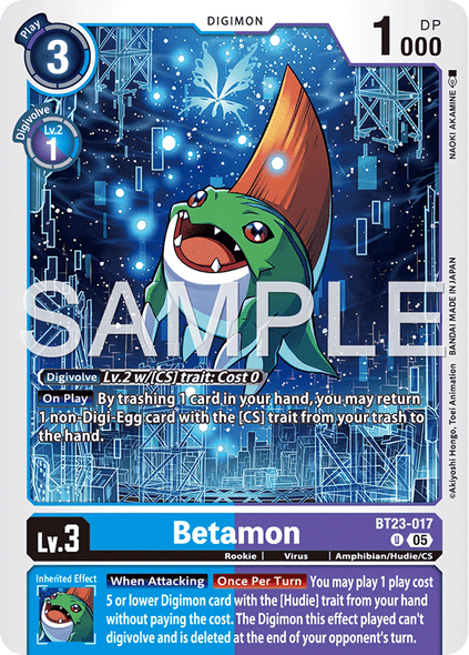 BT23-017, U, Betamon