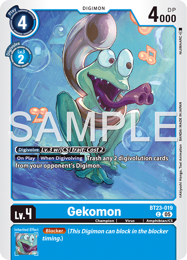 BT23-019, C, Gekomon