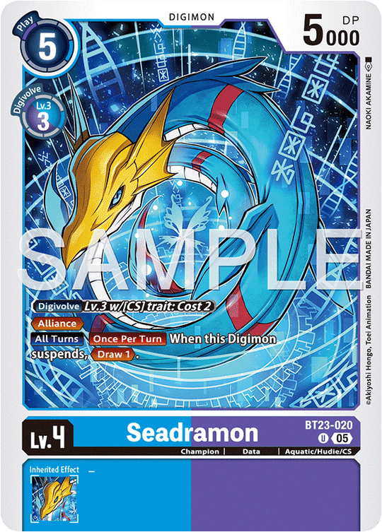 BT23-020, U, Seadramon