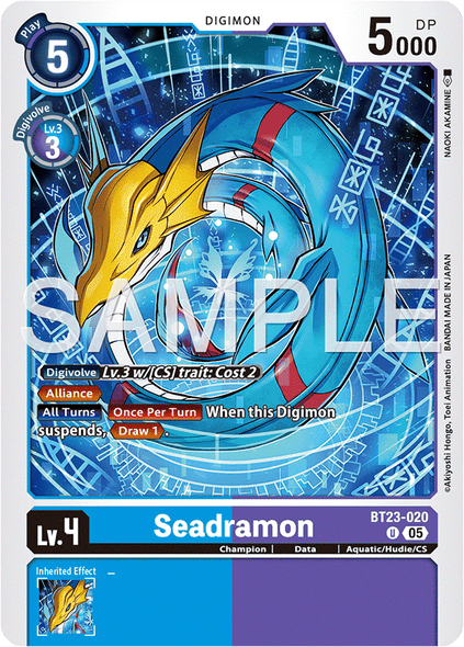 BT23-020, U, Seadramon