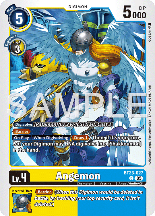 BT23-027, C, Angemon