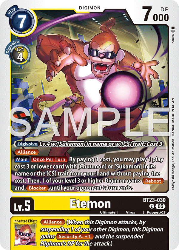 BT23-030, C, Etemon