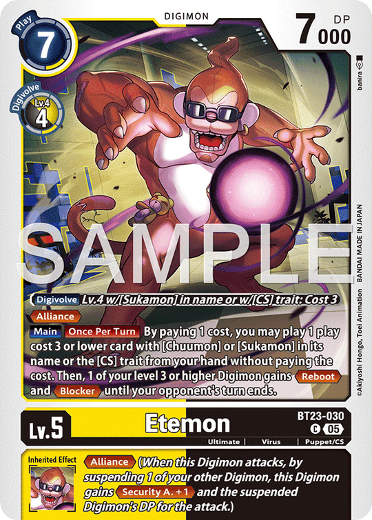 BT23-030, C, Etemon