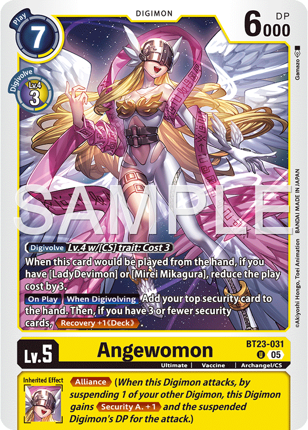 BT23-031, U, Angewomon
