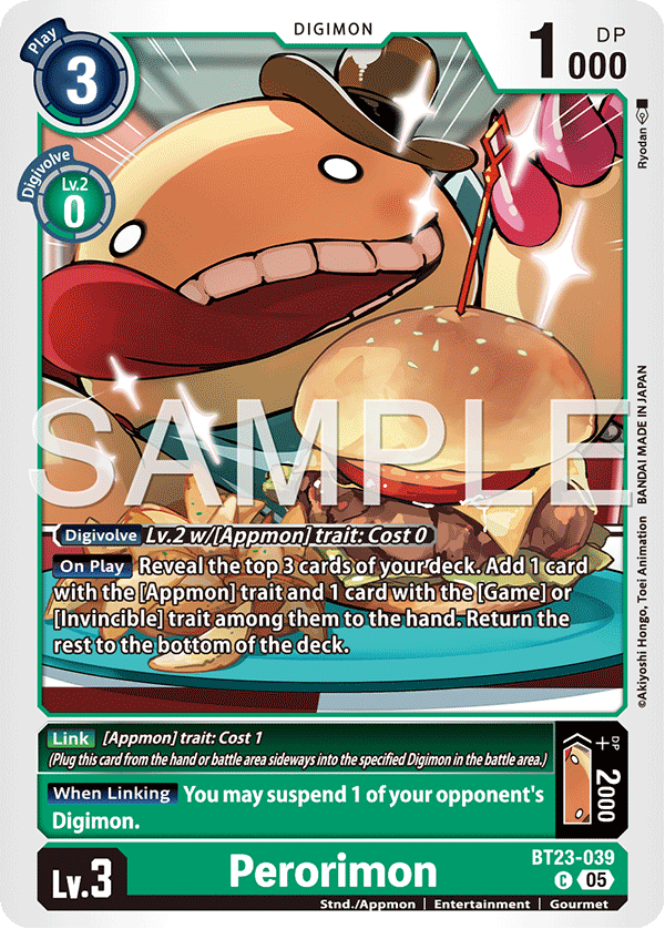 BT23-039, C, Perorimon